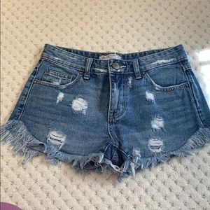 Free People jean shorts